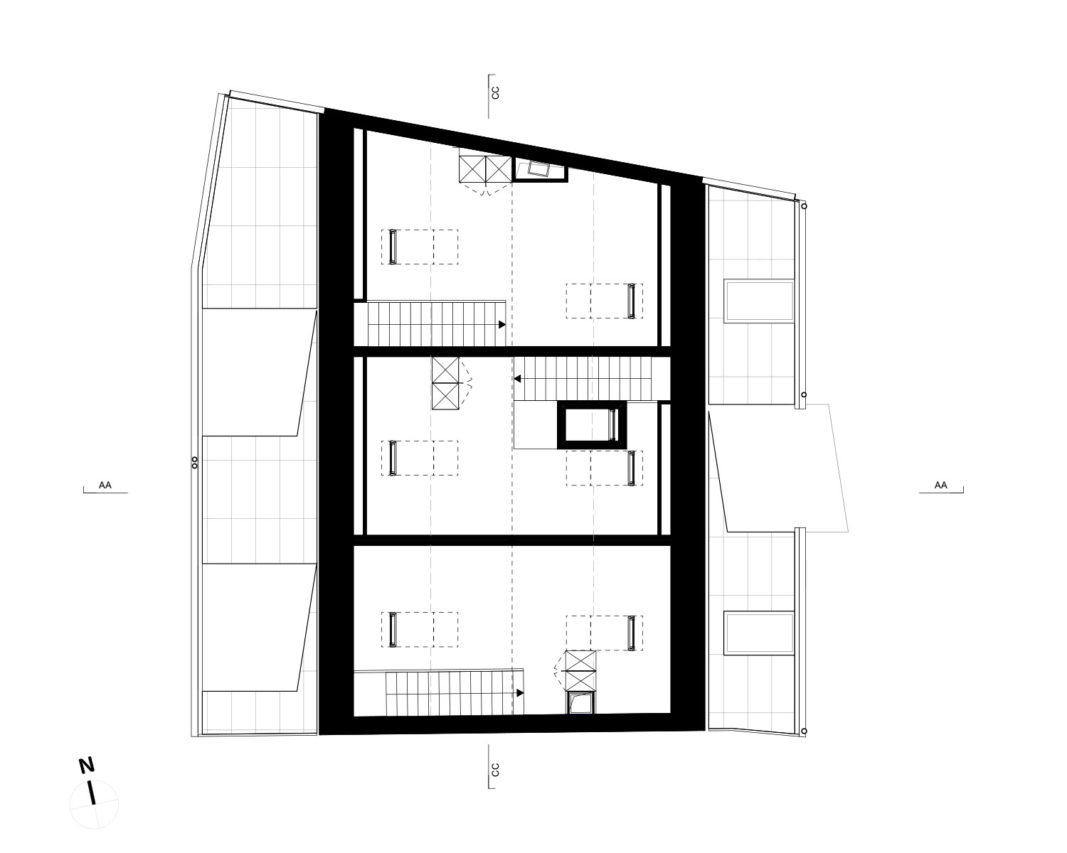 Projekt Maihof Grundriss 2 DG