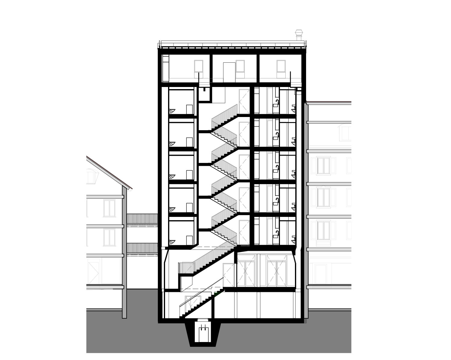 Projekt Maihof Schnitt C