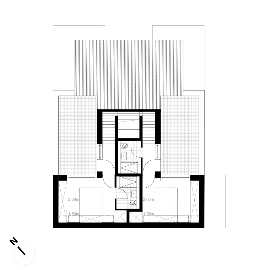 Projekt Winterthur Grundriss 2 DG