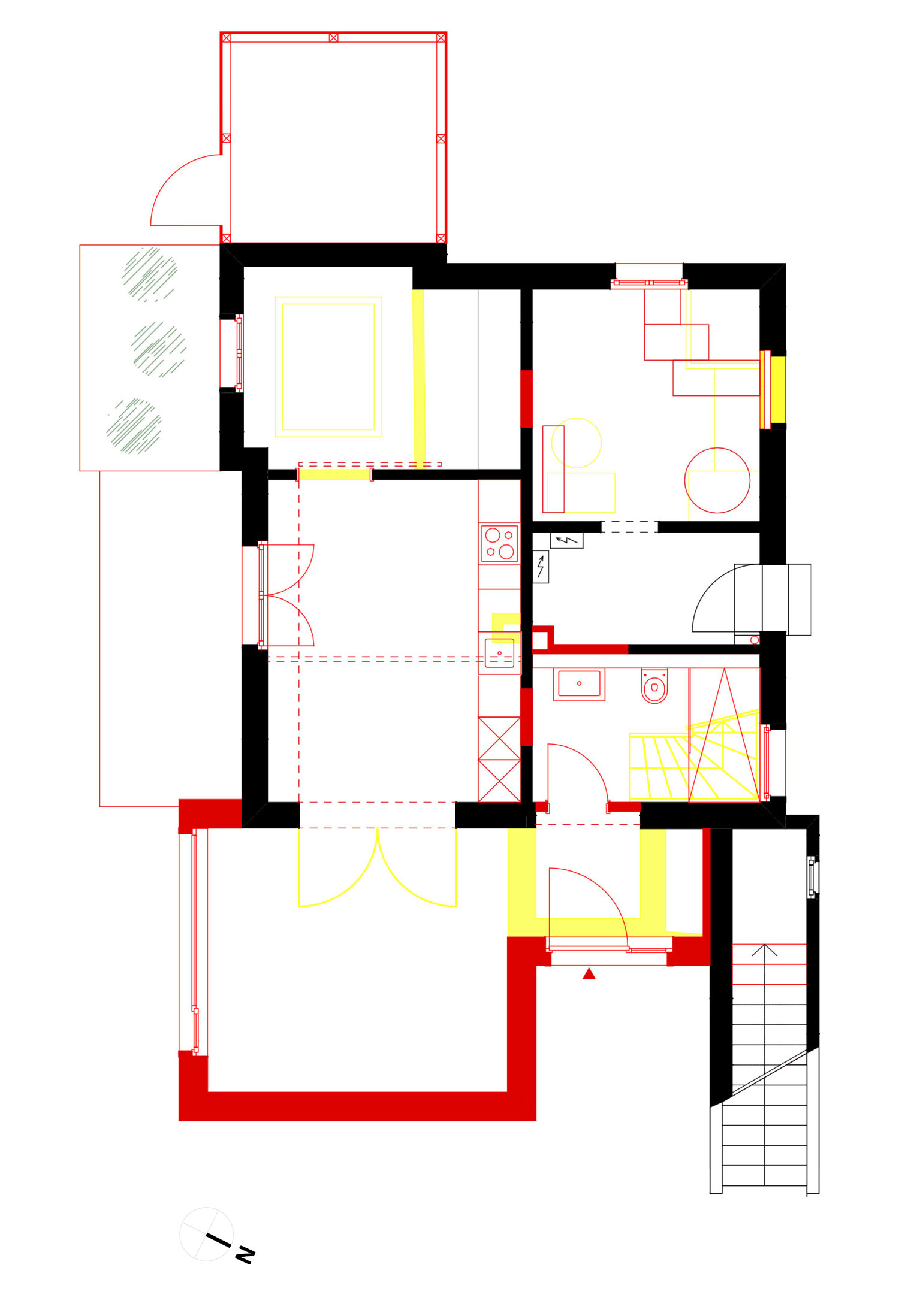 Gstalderstrasse Grundriss UG