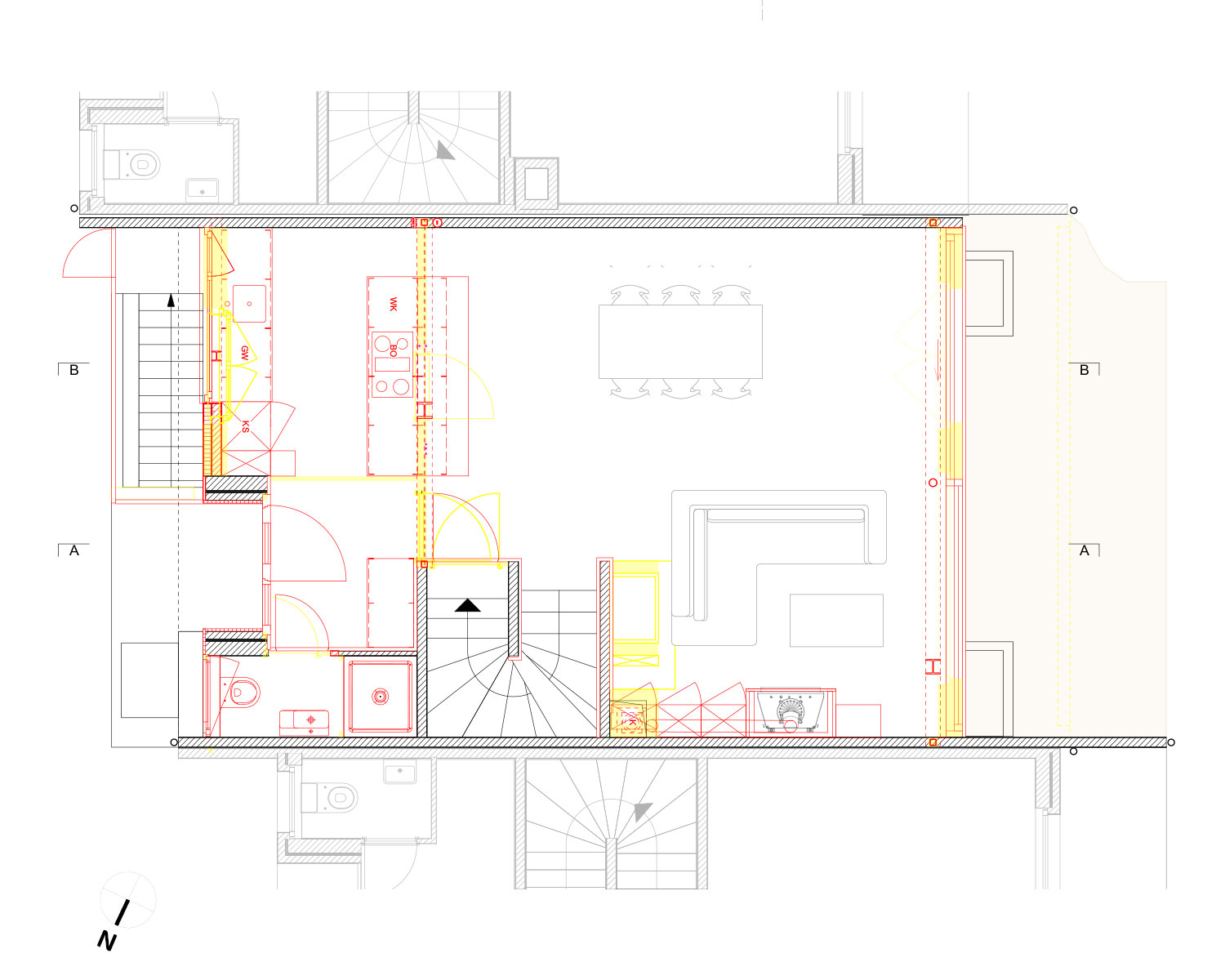 Projekt Pfeifenweid 14 Grundriss EG