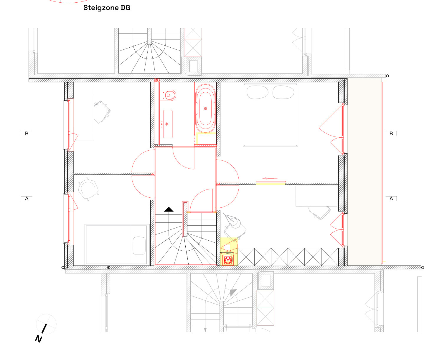 Projekt Pfeifenweid 14 Grundriss OG